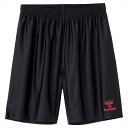 ヒュンメル JR.プラクティスパンツ HJG5042P 9020 ブラック×レッド
