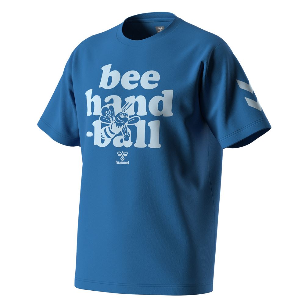 【1点までメール便可】[hummel]ヒュンメルHB BEE Tシャツ(HAP1199)(662)ブルームーン