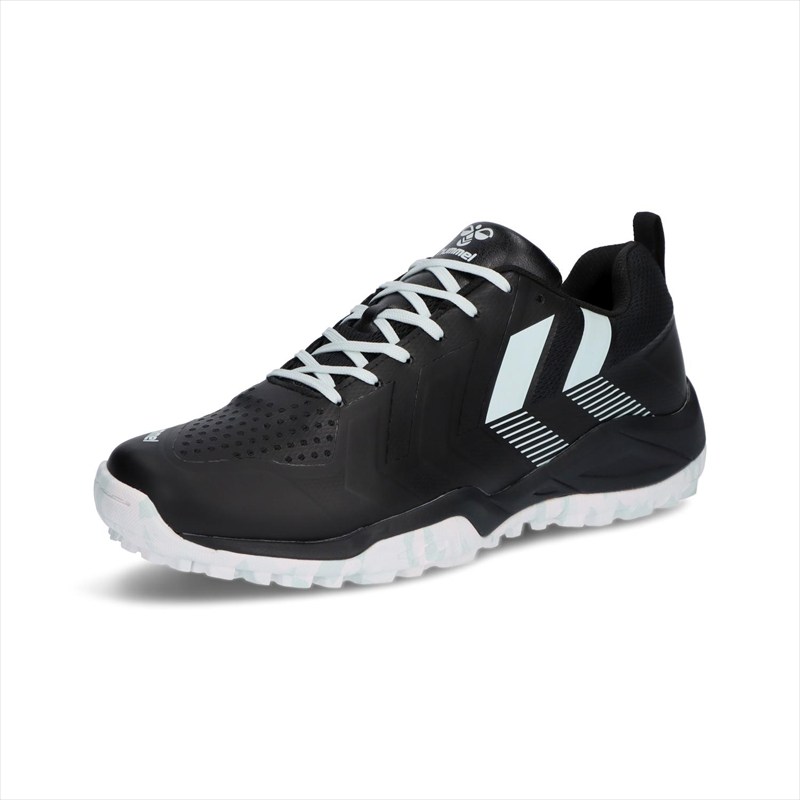 [hummel]ヒュンメルハンドボールシューズグランドフライ5(HAS6019)(9067)ブラック×ライトブルー