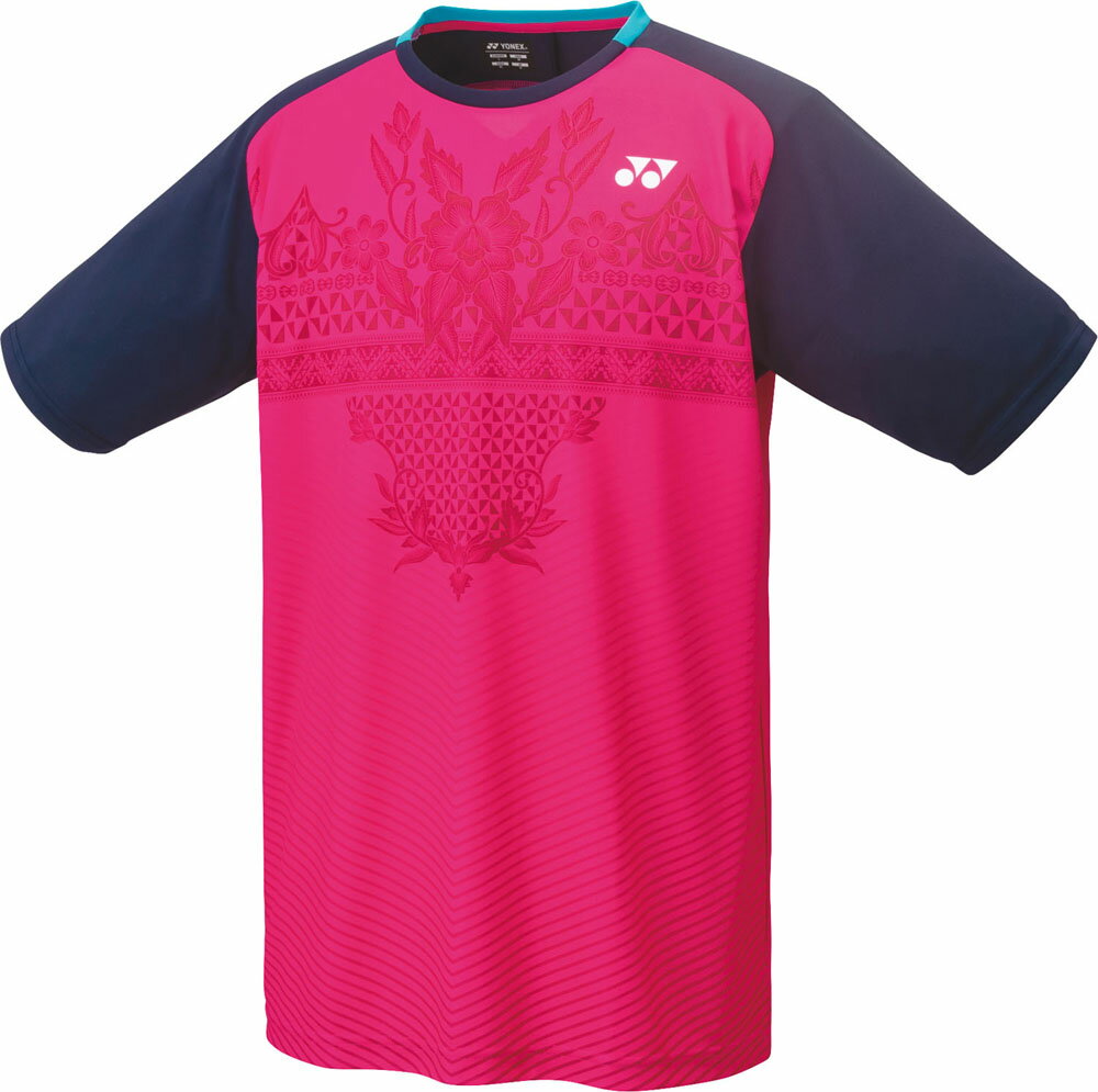 [YONEX]ヨネックスメンズドライTシャツ(16573)(123)ロ-ズピンク