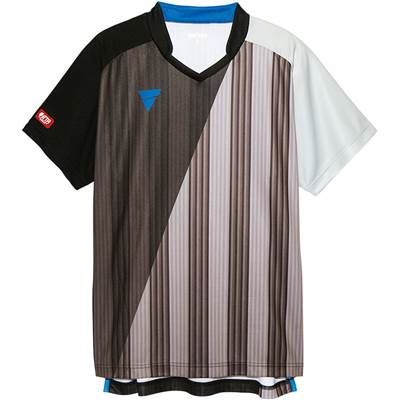 【1枚までメール便可】 ヴィクタス 男女兼用ゲームシャツ V-GS053 031466 0020 ブラック