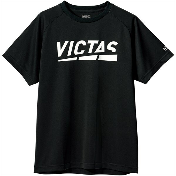 【1点までメール便可】 ヴィクタス プラクティスシャツ ジュニアから大人まで プレイロゴ Tシャツ 632101 1000 ブラック