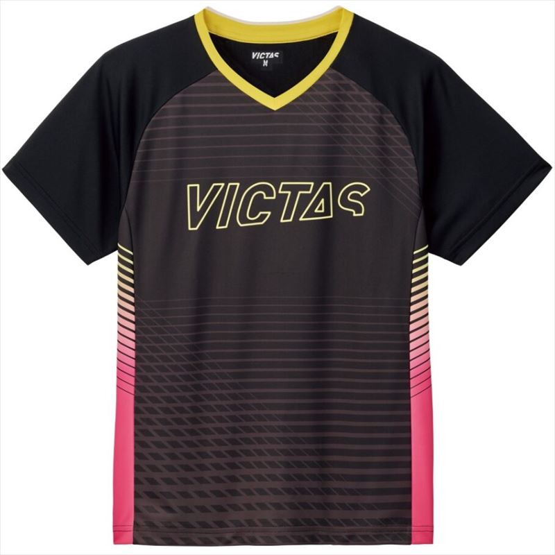 【1点までメール便可】[VICTAS]ヴィクタスプラクティスTシャツV-TS417(532402)(3000)イエロー