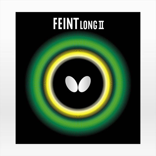 【メール便】 バタフライ 粒高ソフトラバー【黒】 フェイント LONG II 超極薄 00300 278(4)