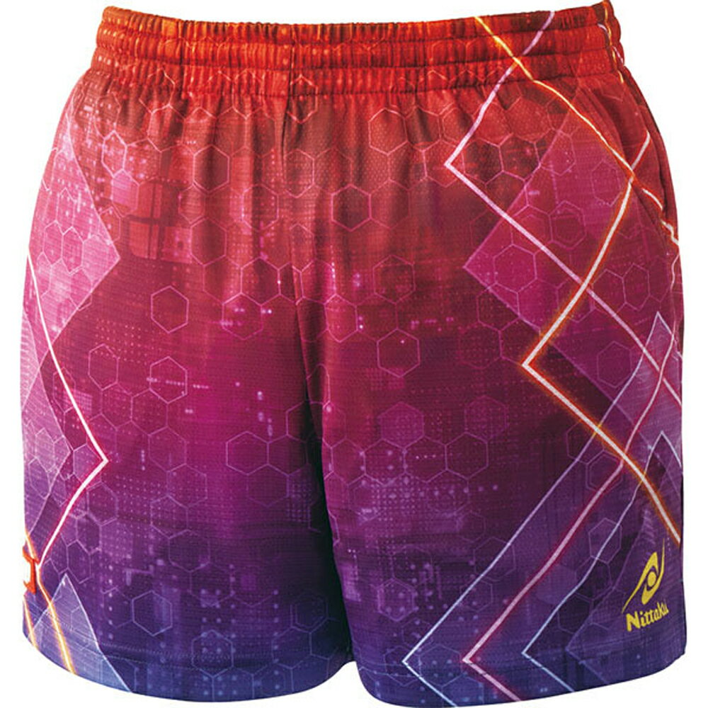 【1点までメール便可】 ニッタク ゲームパンツ ジュニアから大人まで ブライトネオンショーツ NW-2521 50 パープル