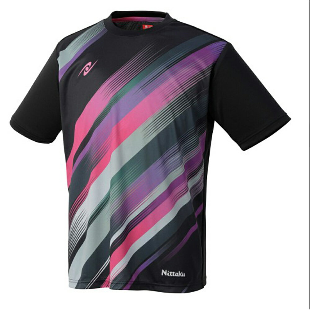 【1点までメール便可】 ニッタク 男女兼用プラクティスシャツ フリートTシャツ NX-2012 71 ブラック