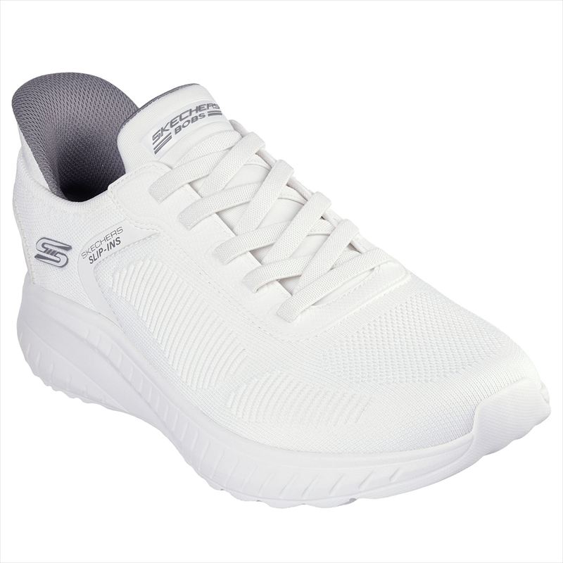 [SKECHERS]スケッチャーズメンズスリップインズランニングシューズBOBS SPORT SQUAD CHAOS-SOLID STEP(..