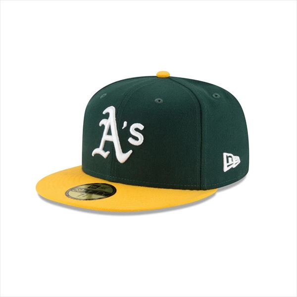 Rakuten - [NEW ERA]ニューエラ59FIFTY MLBオンフィールド オークランド・アスレチックス(14524863)ホーム