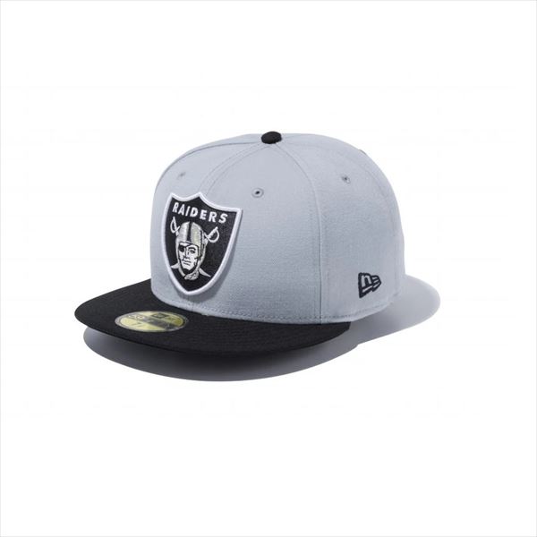 [NEW ERA]ニューエラ59FIFTY ラスベガス・レイダース(14525225)グレー × チームカラー