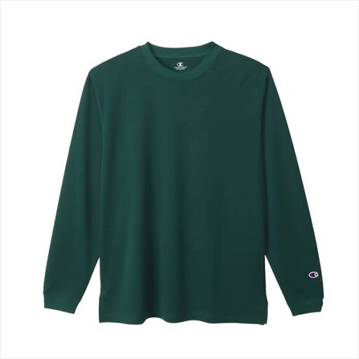 チャンピオン ロングスリーブTシャツ C3-XS491 540 グリーン チャンピオン ロングスリーブTシャツ C3-XS491 540 グリーン