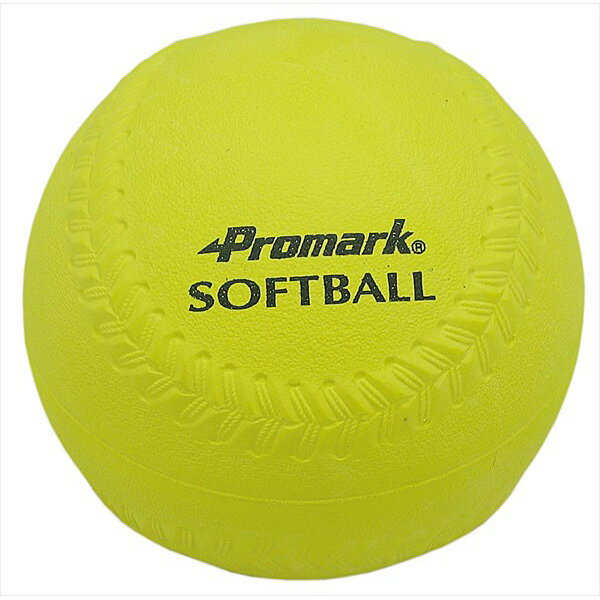 [サクライ貿易] やわらかソフトボール 3号球 SB-803PU イエロー