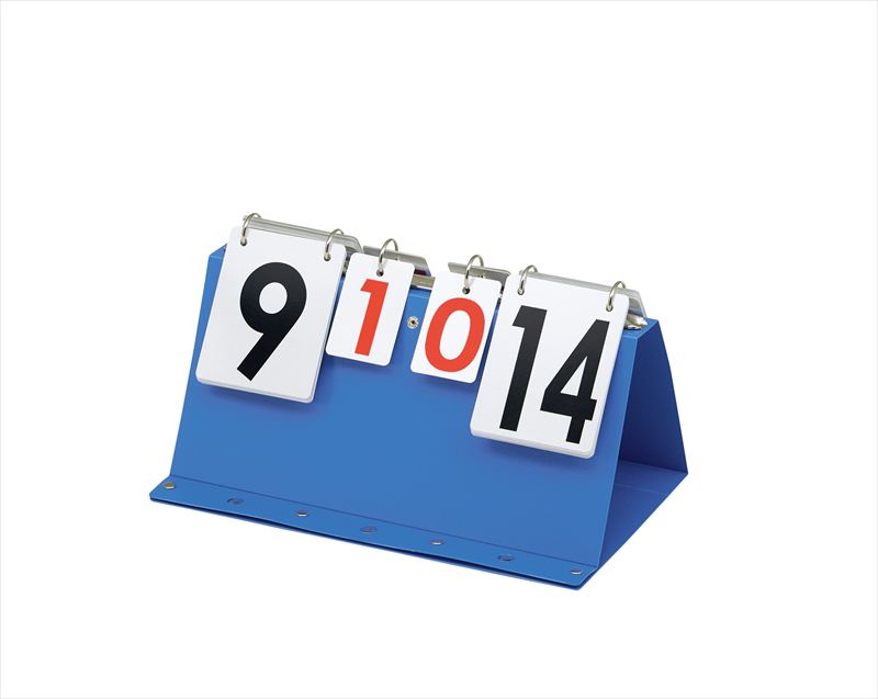 [TOEI LIGHT]トーエイライト両面表示バドミントン得点板(B-2684)