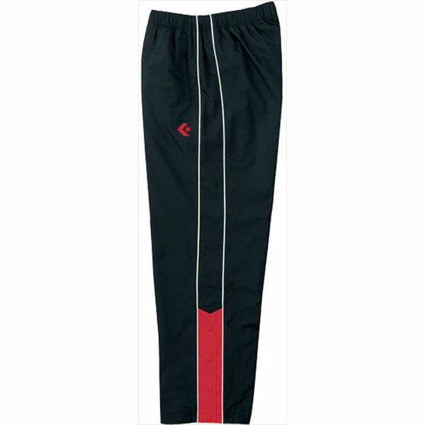 コンバース ウォームアップパンツ 裾ボタン CB162502P 1964 ブラック×レッド