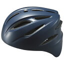 ゼット ソフト捕手用ヘルメット BHL40S 2900 ネイビー