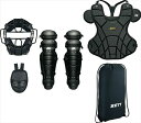 ゼット キャッチャーズギア 軟式用キャッチャー防具4点セット BL303SET 1900 ブラック