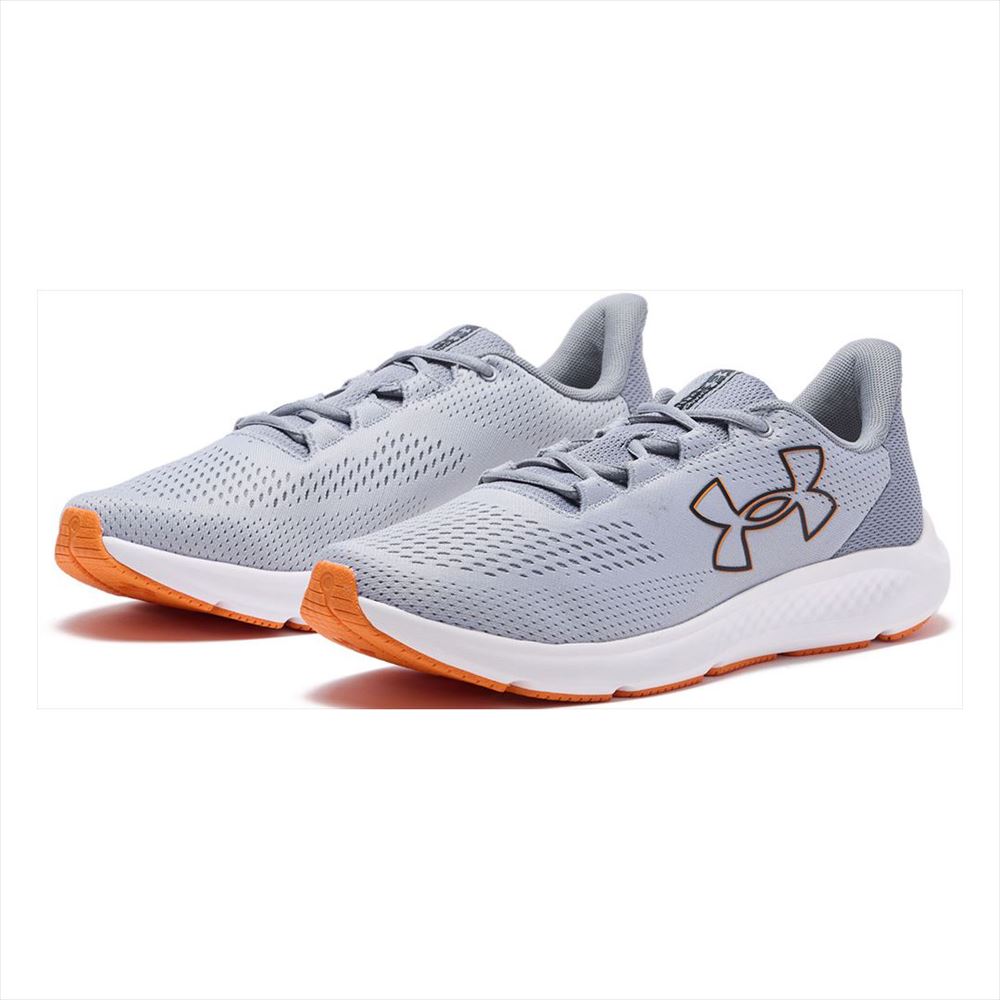 [UNDER ARMOUR]アンダーアーマーUA チャージド パスート3 ビックロゴ(3026518)(106)ModGray/スティール/Atomic