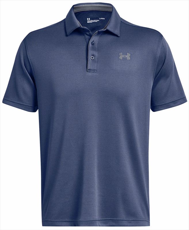 【美品】アンダーアーマー UNDER ARMOUR ポロシャツ Lメンズ グレー UNDER ARMOUR アンダーアーマー 2023年モデル 半袖ポロシャツ