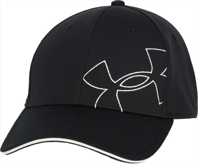 [UNDER ARMOUR]アンダーアーマーUA ドライブ ロゴ アジャスタブル キャップ(6001270)(001)ブラック/ホワイト