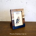 フォトフレーム 写真立て PHOTO FRAME OAR A 写真 壁掛け ウッド 木製 ホワイト 白 ネイビー ネイティブ ブラウン ベージュ