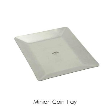 MINION Coin Tray コイントレイ 金属 メタル シルバー モダン シンプル 四角 長方形 スクエア アクセサリートレイ 玄関 鍵入れ 小物入れ 収納 灰皿 キャッシュトレイ キャッシュトレー コイントレー 鍵置き ステンレス