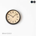 インターゼロ BRAM CLOCK 電波時計 時計 壁掛け アンティーク アナログ 北欧 モダン おしゃれ 雑貨 贈り物 結婚祝い 新築祝い 部屋 リビング シンプル 高級感 ウッド 木 木製 ブラック グレー CH-050