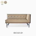 NEM COUCH (左肘) ネム カウチ ソファ 2人掛け 二人掛け ダイニングソファ L字 応接 肘掛け 座面高40 北欧 木製 木 ウッド おしゃれ かわ...