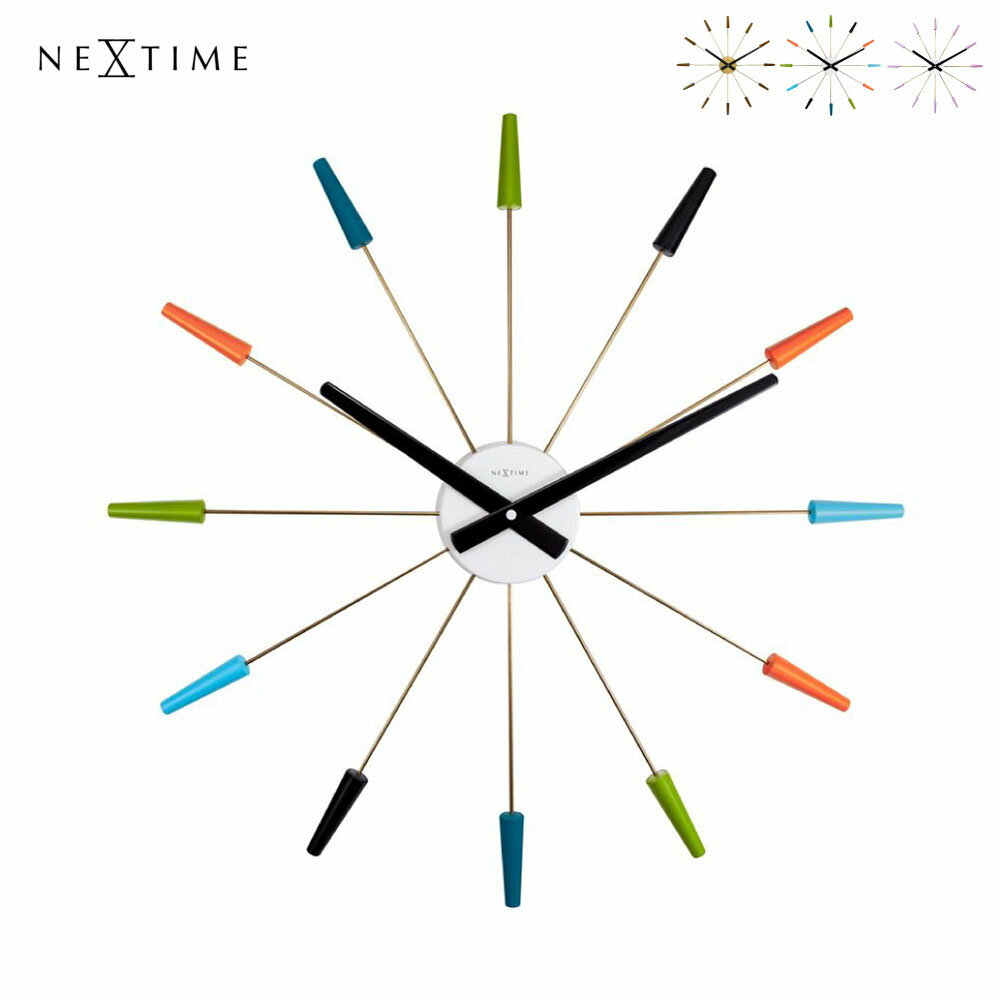 NeXtime Plug-inn ネクスタイム 時計 掛け時計 壁掛け 静か 静音 木製 木 木目調 北欧 モダン おしゃれ ミッドセンチュリー ラベンダー ジャパンディ 和風 和モダン ジャパニーズモダン ホテルライク アンティーク かわいい アナログ リビング インテリア シンプル NXT-2610