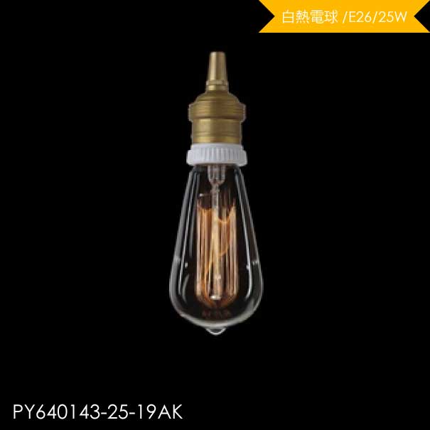 M&A エジソン電球 25W 電球 雑貨 おしゃれ インテリア 白熱電球 照明 カーボン電球 アンバー PY640143-25-19AK
