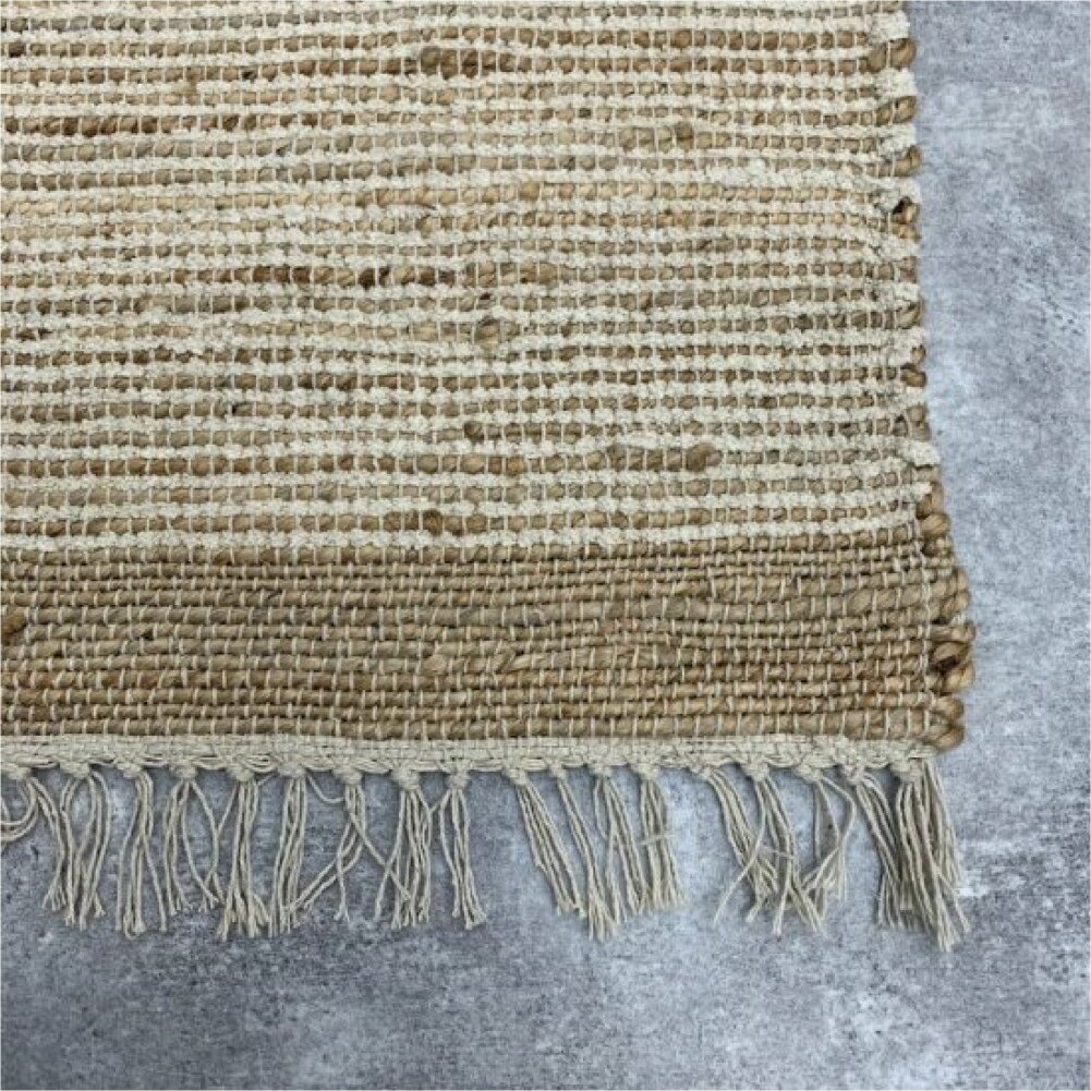 ＼ ポイント最大32倍 11日 1:59まで／ALANZO MAT アランゾ マット 50 × 70cm 綿 コットン 麻 ヘンプ 玄関マット 屋内 室内 ラグ 北欧 敷物 白 天然素材 おしゃれ モダン 雑貨 インテリア ナチュラル アジアン マット 玄関 ベージュ ホワイト アイボリー ストライプ