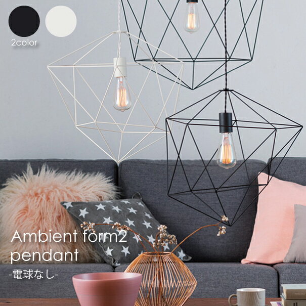 【電球なし】ARTWORK STUDIO Ambient form2 pendant ペンダントライト 照明 北欧 LED対応 ブラック ホ..