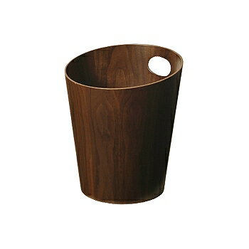 【即納】SAITO WOOD サイトーウッド PAPER BASKET ペーパーバスケット walnut No.WN903XX ウォールナット 取っ手付きダストボックス ゴミ箱