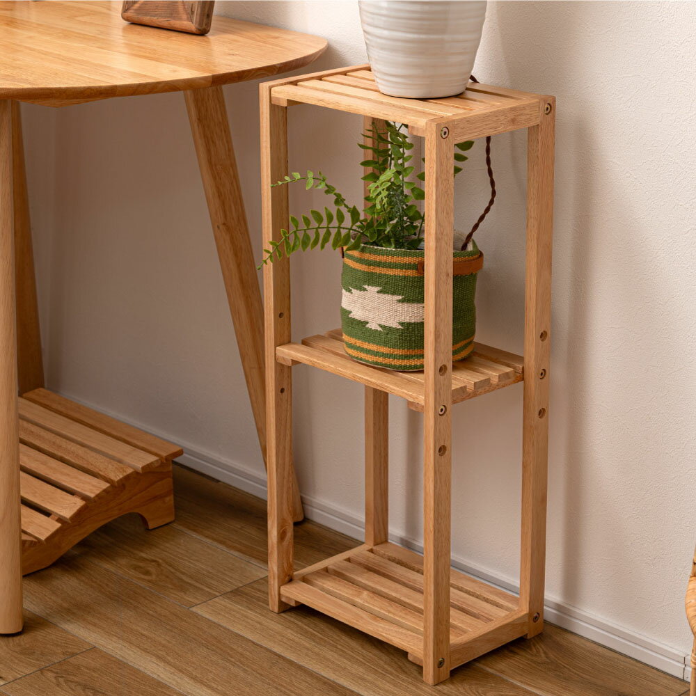 スリムシェルフ オープンシェルフ ラック シェルフ 収納棚 収納 棚 収納家具 3段 スリム 小さい 間仕切り 天然木 無垢材 ウッド 木製 木 洗面所 アジアン リゾート 家具 おしゃれ 可愛い かわいい 北欧 シンプル 幅30cm 奥行21cm 高さ71cm HDW-005