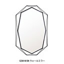 塩川光明堂 GEM series GEM M ウォールミラー 鏡 ミラー 卓上 メイク 化粧 おしゃれ モダン アンティーク 北欧 インテリア クラシカル 玄関 飛散防止 ブラック 黒 壁掛け 壁 アイアン