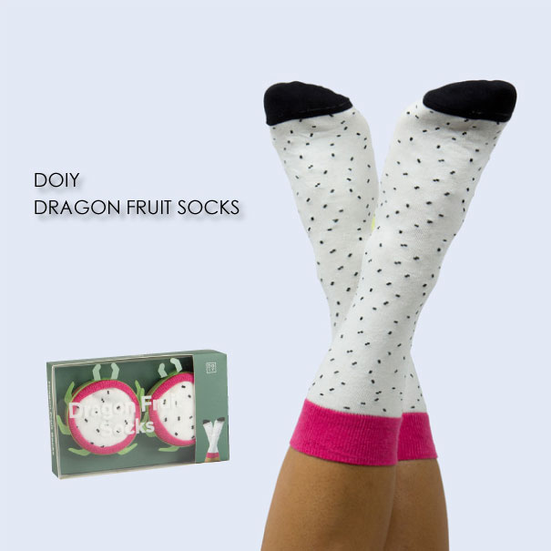 DOIY DRAGON FRUIT SOCKS ɥ饴ե롼ĥå  ʪ ե롼 ʪ  襤   ...