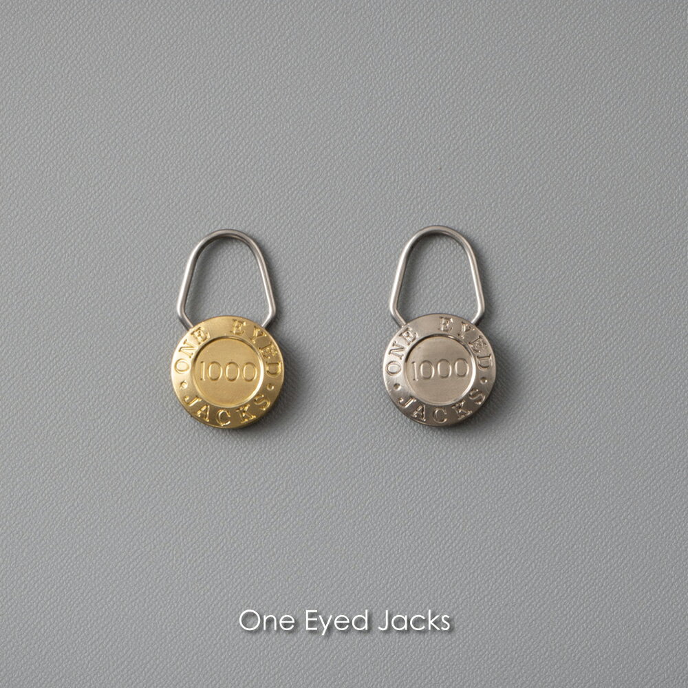 CANDY DESIGN&WORKS One Eyed Jacks キーホルダー 真鍮 かわいい 面白い 取り外し カラビナ ゴールド シルバー シャックル キーリング アンティーク ビンテージ ヴィンテージ