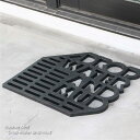 Rubber Mat “Drop water and mud” 玄関マット 屋外 ラバー 泥落とし 北欧 アメリカン おしゃれ アンティーク モダン 雑貨 インテリア ナチュラル ネイティブ ブラック 黒 厚手 滑り止め ドアマ…