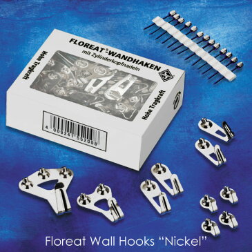フック 金具 パーツ 部品 壁掛け 壁 ピン 残らない 目立たない Floreat Wall Hooks