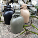 HAYES TOOLING PLASTICS 1QT Canteen 水筒 ミリタリー 大人 直飲み ゴルフ 軽量 アウトドア キャンプ アメリカ 軍 米軍 プラスチック 雑貨 おしゃれ ブラック カーキ ベージュ 950ml