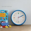 Tick & Tack Wall Clock チックタックウォールクロック TFA DOSTMANN ティーエフエー・ドストマン ドイツ 子供部屋 子供用 こども 時計 知育 キッズ 壁掛け アンティーク アナログ 北欧 モダン おしゃれ 部屋 リビング シンプル ウォールデコ 壁面装飾 ブルー カラフル 海外