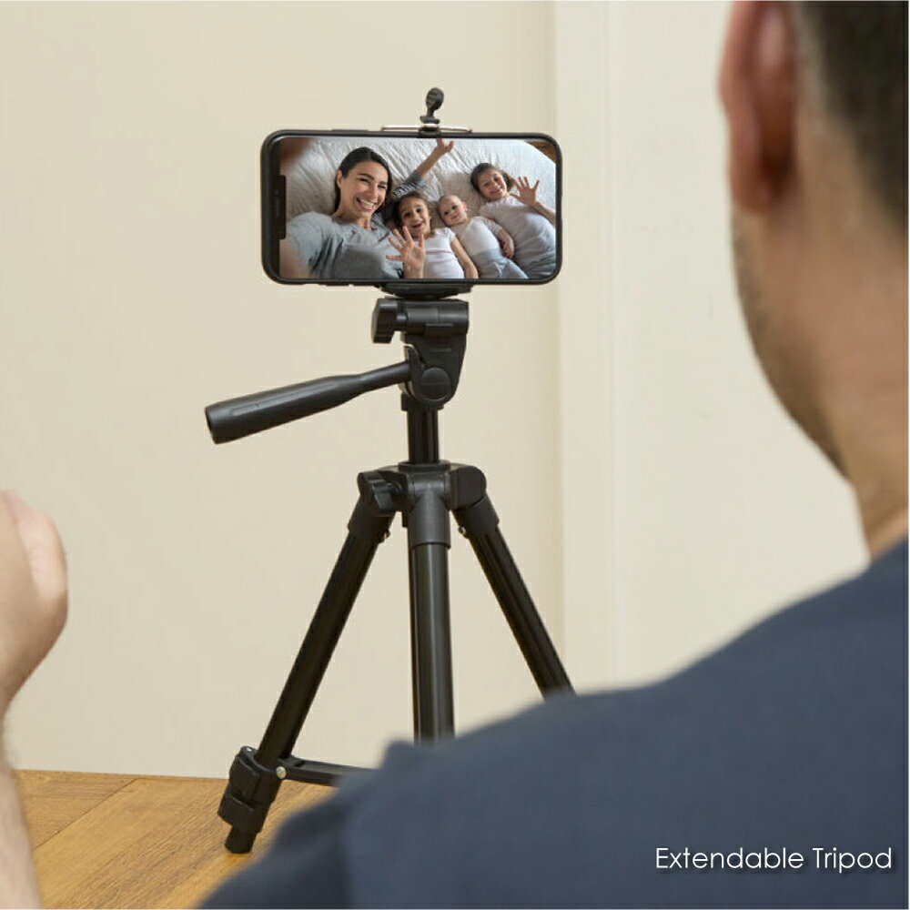 KIKKERLAND Extendable Tripod 三脚 長い 軽量 スマホ ホルダー スマホスタンド iPhone フレキシブル 高さ調整 角度 調整 調節 かわいい シンプル おしゃれ コンパクト ビデオスタンド カメラスタンド ビデオカメラ デジタルカメラ