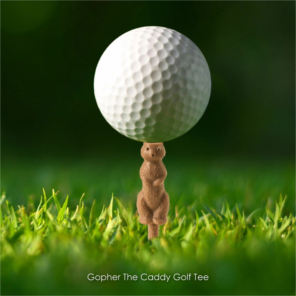 変わり種ティー KIKKERLAND Gopher The Caddy Golf Tee キッカーランド リス ゴルフ ティー ゴルフティー コンペ ビンゴ 備品 便利 グッズ 景品 賞品 おもしろティー ゴルフ用品 おしゃれ かわいい プレゼント ギフト 父の日