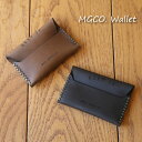 ＼ポイント最大35.5倍！16日 1:59まで／MGCO. Wallet コインケース 小銭入れ 小物入れ ポーチ アンティーク ビンテージ ファッション 本革 レザー 小さい 薄型 ブラック ブラウン おしゃれ ブランド メンズ レディース