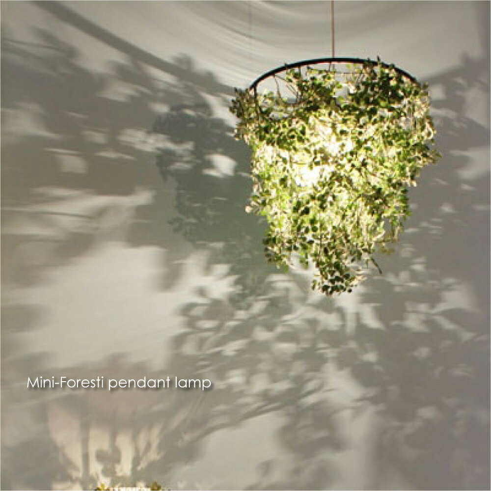 DI CLASSE Mini Foresti pendant lamp ペンダントライト 吊り下げ 天井照明 照明 おしゃれ レトロ 照明器具 ダイニング インテリア ライト アンティーク モダン 北欧 カフェ 緑 グリーン 葉 ナチュラル 木漏れ日 60W E26 LED対応 LP3000GR