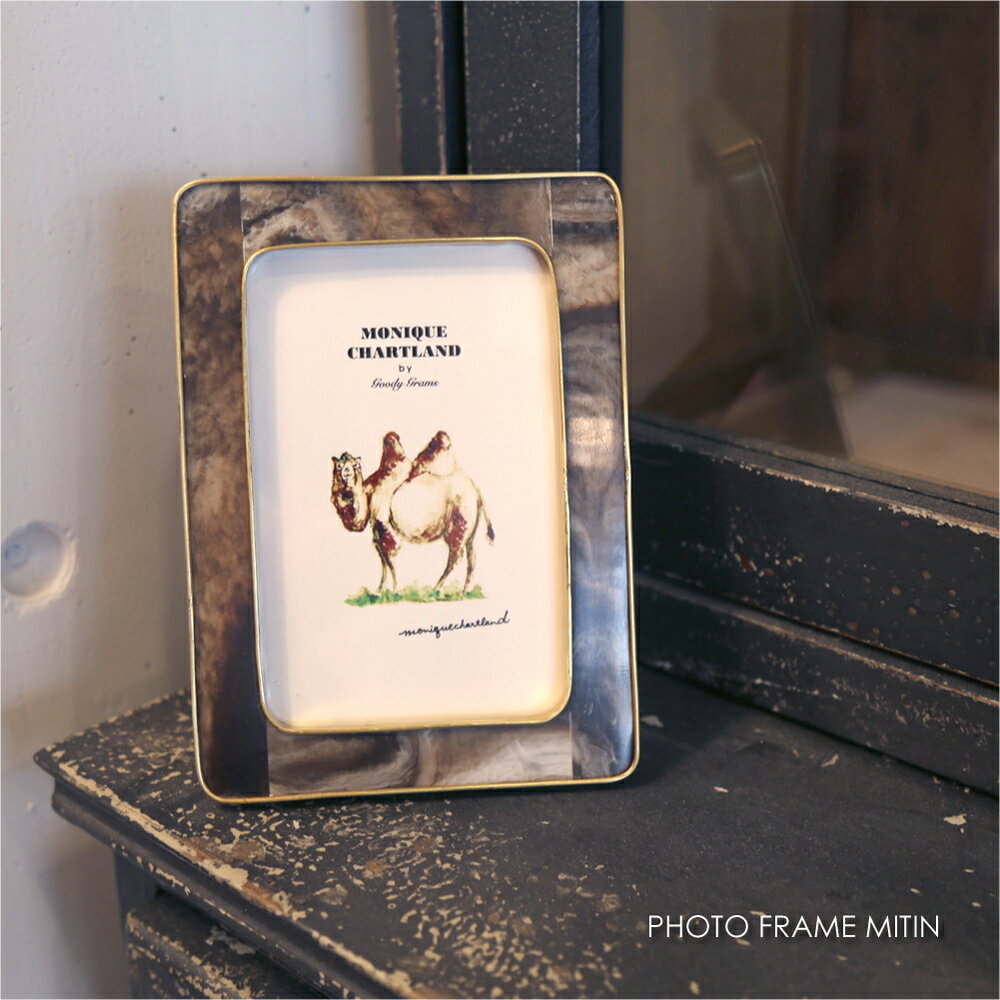 Rakuten - PHOTO FRAME MITIN フォトフレーム 写真立て 壁掛け ウッド 木製 おしゃれ 結婚祝い かわいい アンティーク インテリア オブジェ 記念日 置物 真鍮 ブラス ゴールド ナチュラル 北欧 モダン レトロ 玄関 プレゼント ギフト