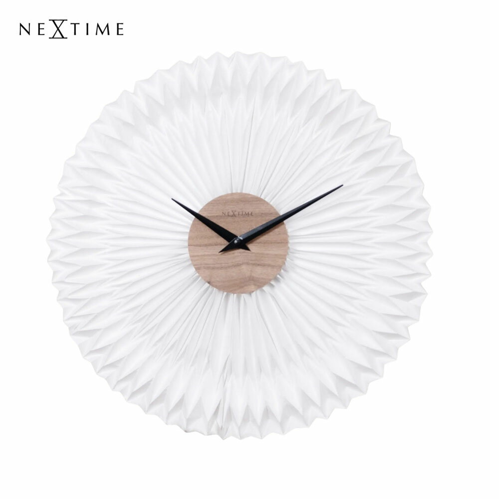 Rakuten - NeXtime Hamon ネクスタイム 時計 掛け時計 壁掛け 静か 静音 白 ホワイト 北欧 モダン おしゃれ ジャパンディ 和風 和モダン ジャパニーズモダン ホテルライク アンティーク かわいい アナログ リビング インテリア シンプル 贈り物 結婚祝い 新築祝い NXT-J023