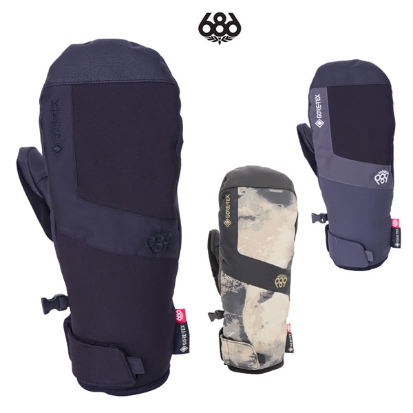 24-25 686 グローブ M2WGLV106 GORE-TEX LINER UNDER CUFF MITT: 正規品/メンズ/スノーボード/スノボ/ミット/ミトン/snow