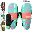 「全品10倍 16日08時迄」23-24 ASHRAM グローブ PROFILE LOGO MITT ASRM23W09: 正規品/アシュラム/メンズ/スノーボ...