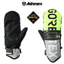 「10%OFFクーポン 22日08時迄」ASHRAM グローブ PROFILE LOGO MITT ASRM22W10: 正規品/アシュラム/メンズ/スノーボード/ミトン/ミット/snow