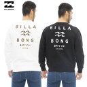 23FW BILLABONG クルースウェット ONE TIME BD012-008: 正規品/ビラボン/スノーボードウエア/メンズ/トレーナー/BD012008/snow