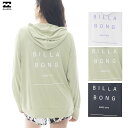 【ゆうパケット】25SS レディース BILLABONG ラッシュガード BF013-852 ZIP UP HOODED LOGO LOOSE: 正規品/ビラボン/長袖/BF013852 /surf